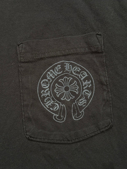 Chrome Hearts Horseshoe Logo STAFF Long Sleeve T Shirt