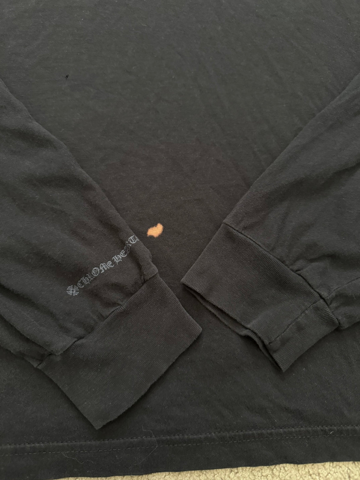 Chrome Hearts Horseshoe Logo STAFF Long Sleeve T Shirt