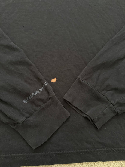 Chrome Hearts Horseshoe Logo STAFF Long Sleeve T Shirt