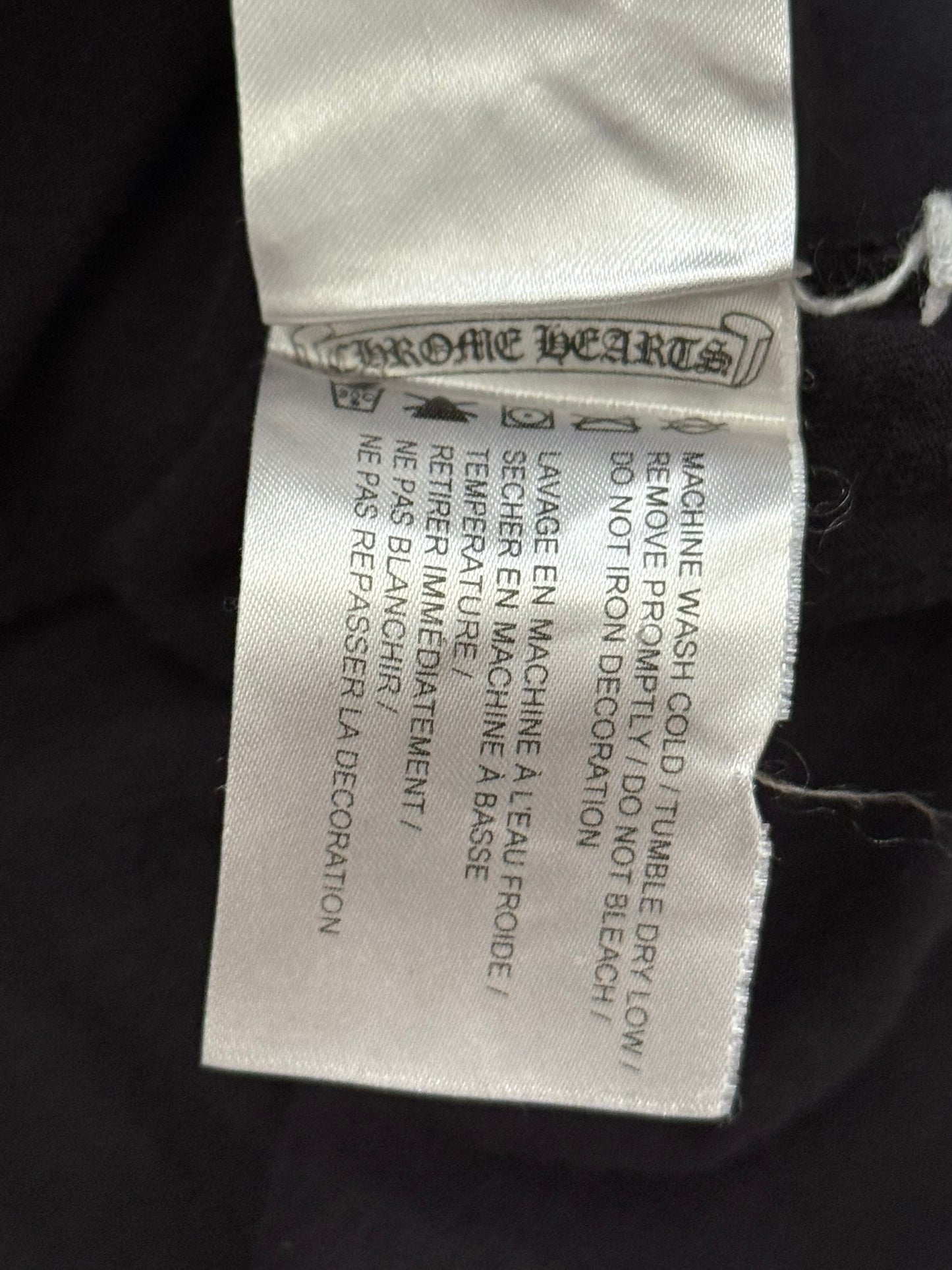 Chrome Hearts Horseshoe Logo STAFF Long Sleeve T Shirt