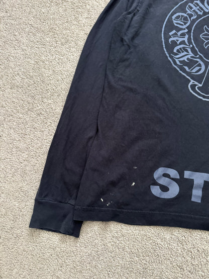Chrome Hearts Horseshoe Logo STAFF Long Sleeve T Shirt