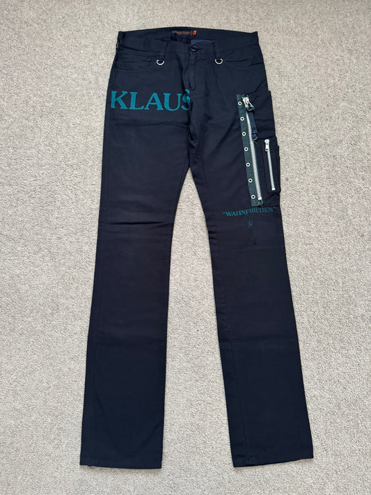 SS06 Undercover "Klaus" MA-1 Zip Cargo Pants