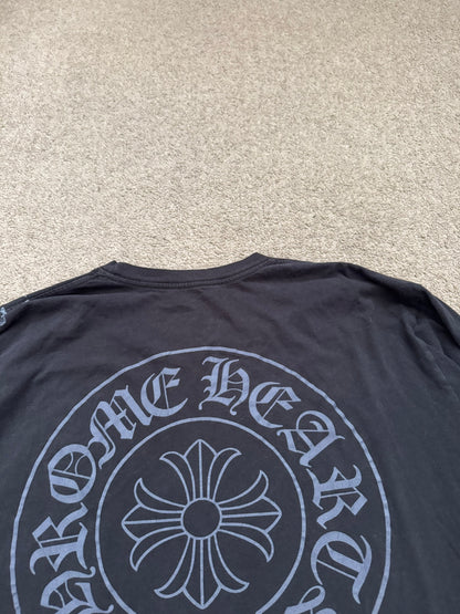 Chrome Hearts Horseshoe Logo STAFF Long Sleeve T Shirt