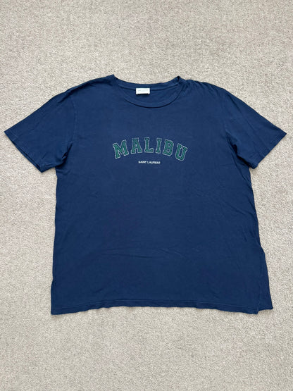 SS20 Saint Laurent Paris Malibu Logo T Shirt