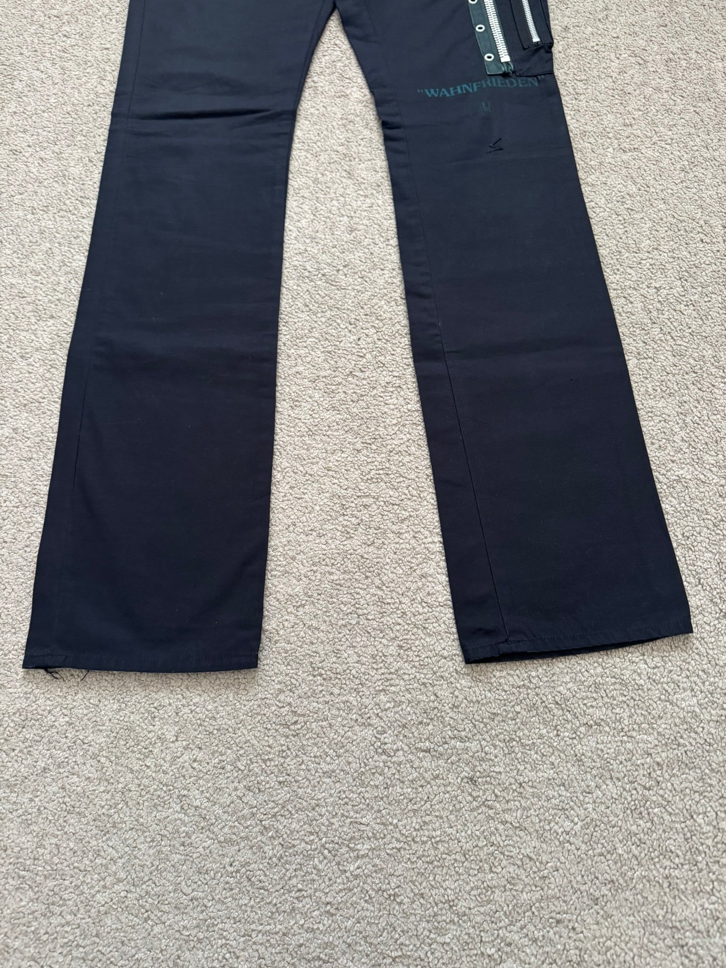 SS06 Undercover "Klaus" MA-1 Zip Cargo Pants