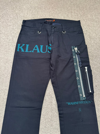 SS06 Undercover "Klaus" MA-1 Zip Cargo Pants