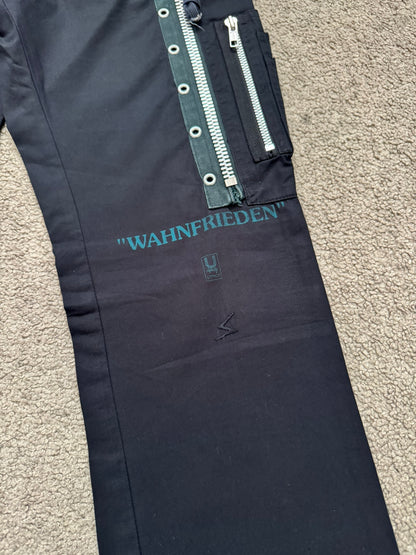 SS06 Undercover "Klaus" MA-1 Zip Cargo Pants