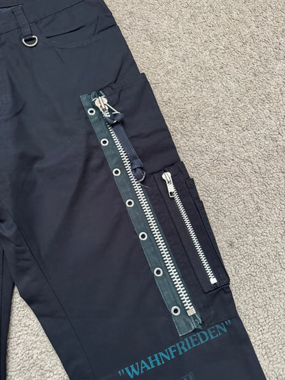 SS06 Undercover "Klaus" MA-1 Zip Cargo Pants