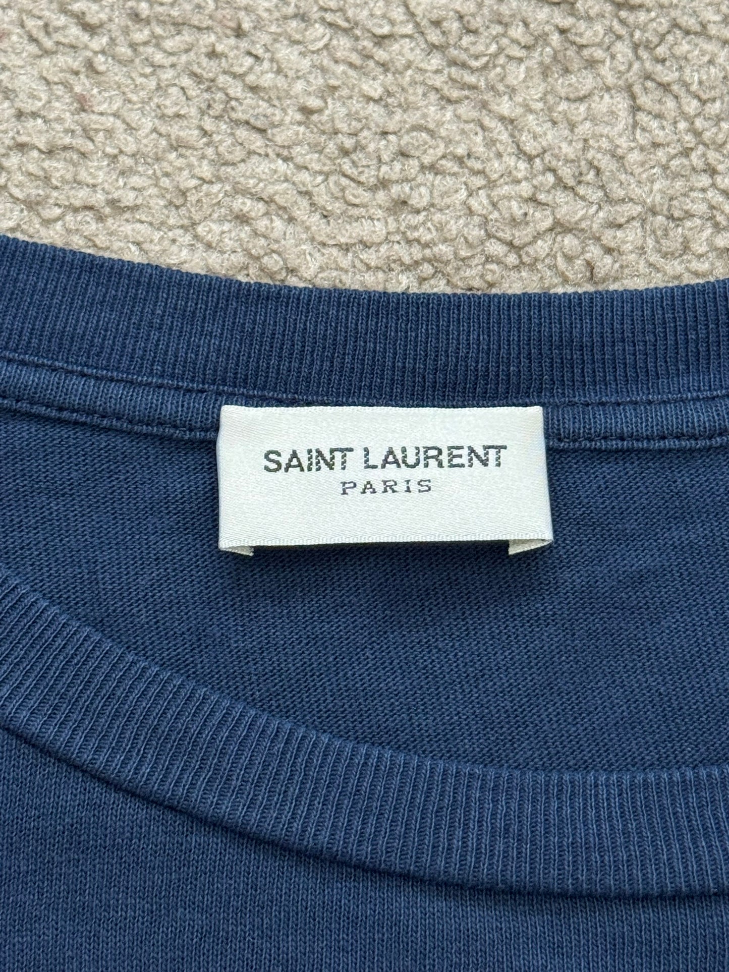 SS20 Saint Laurent Paris Malibu Logo T Shirt