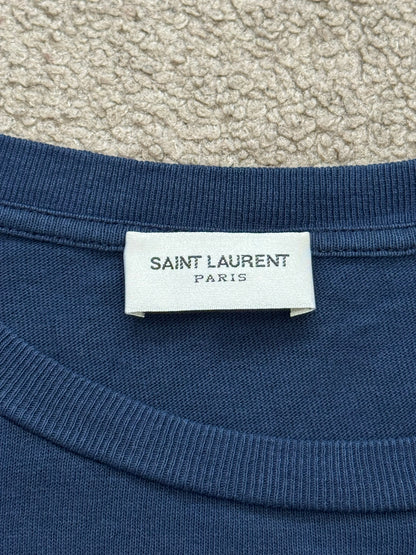 SS20 Saint Laurent Paris Malibu Logo T Shirt