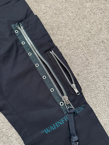 SS06 Undercover "Klaus" MA-1 Zip Cargo Pants