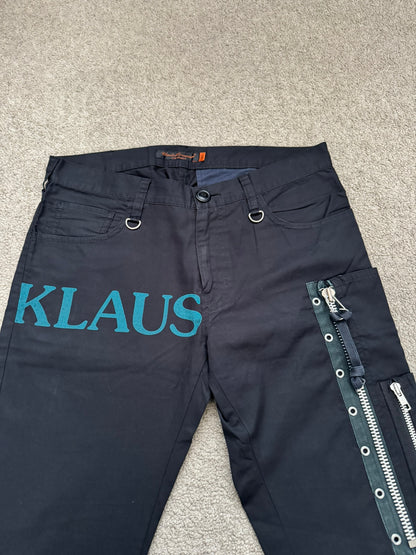 SS06 Undercover "Klaus" MA-1 Zip Cargo Pants