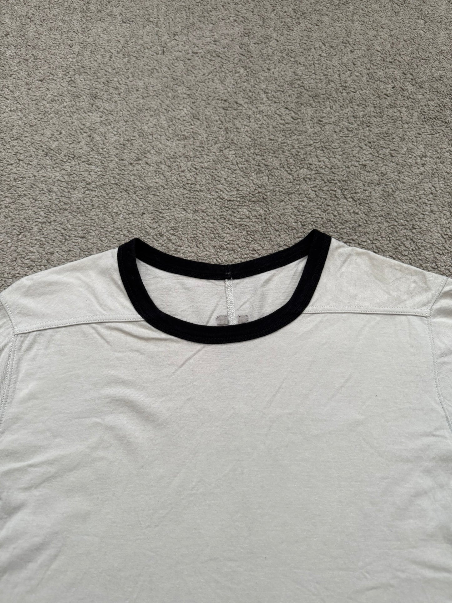 FW21 Rick Owens "Gethsemane" Cropped Ringer Level T Shirt