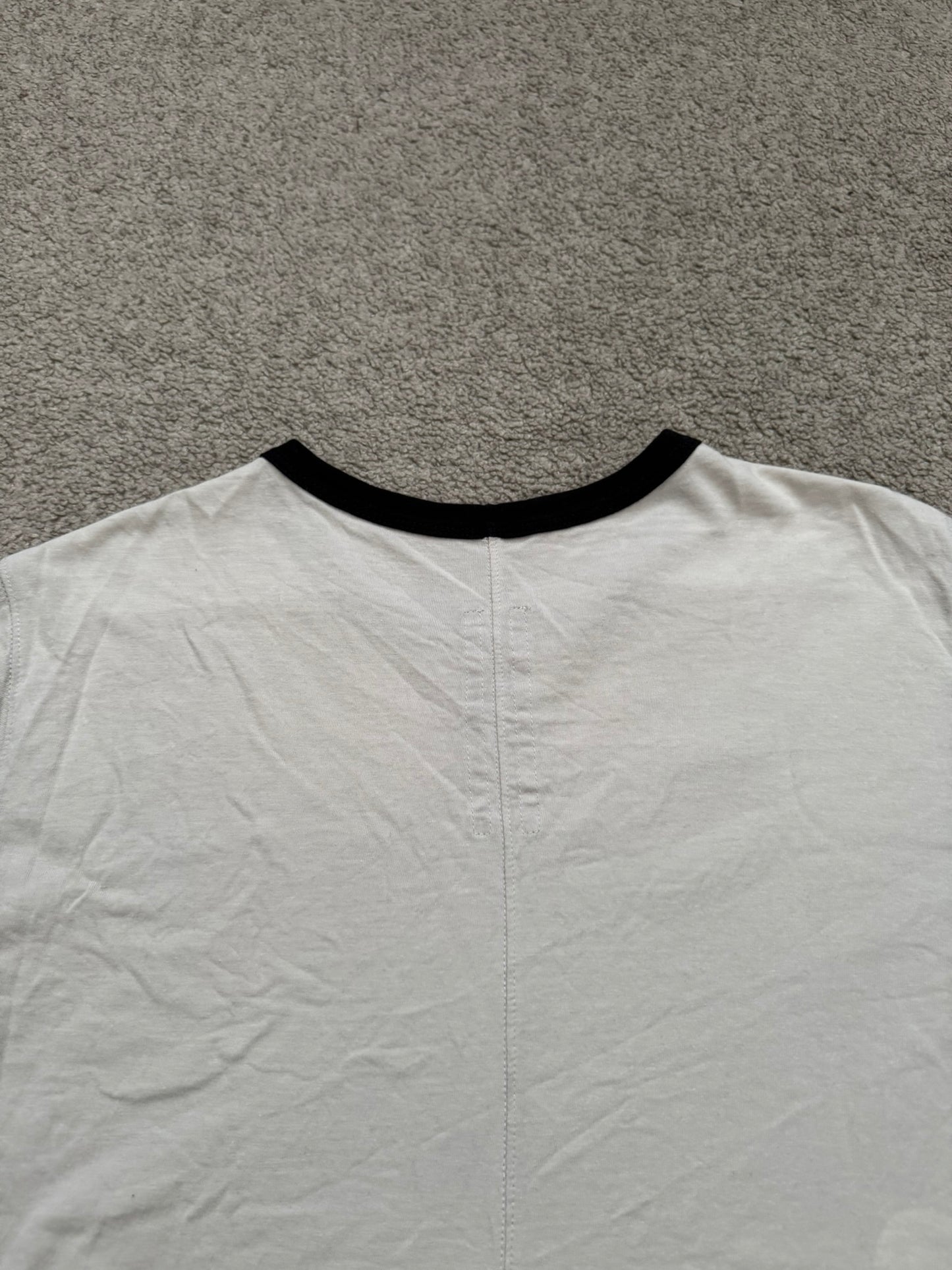 FW21 Rick Owens "Gethsemane" Cropped Ringer Level T Shirt