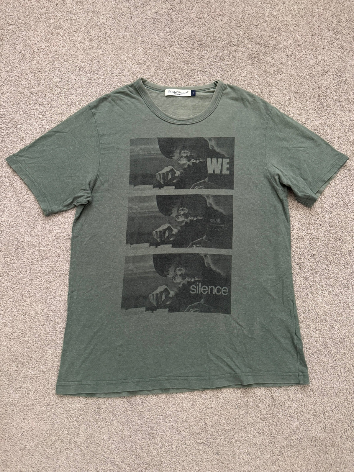 SS10 Undercover "Less But Better" We Silence Graphic T Shirt