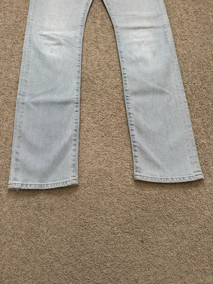 SS14 Saint Laurent by Hedi Slimane Light Washed D01 Denim Jeans