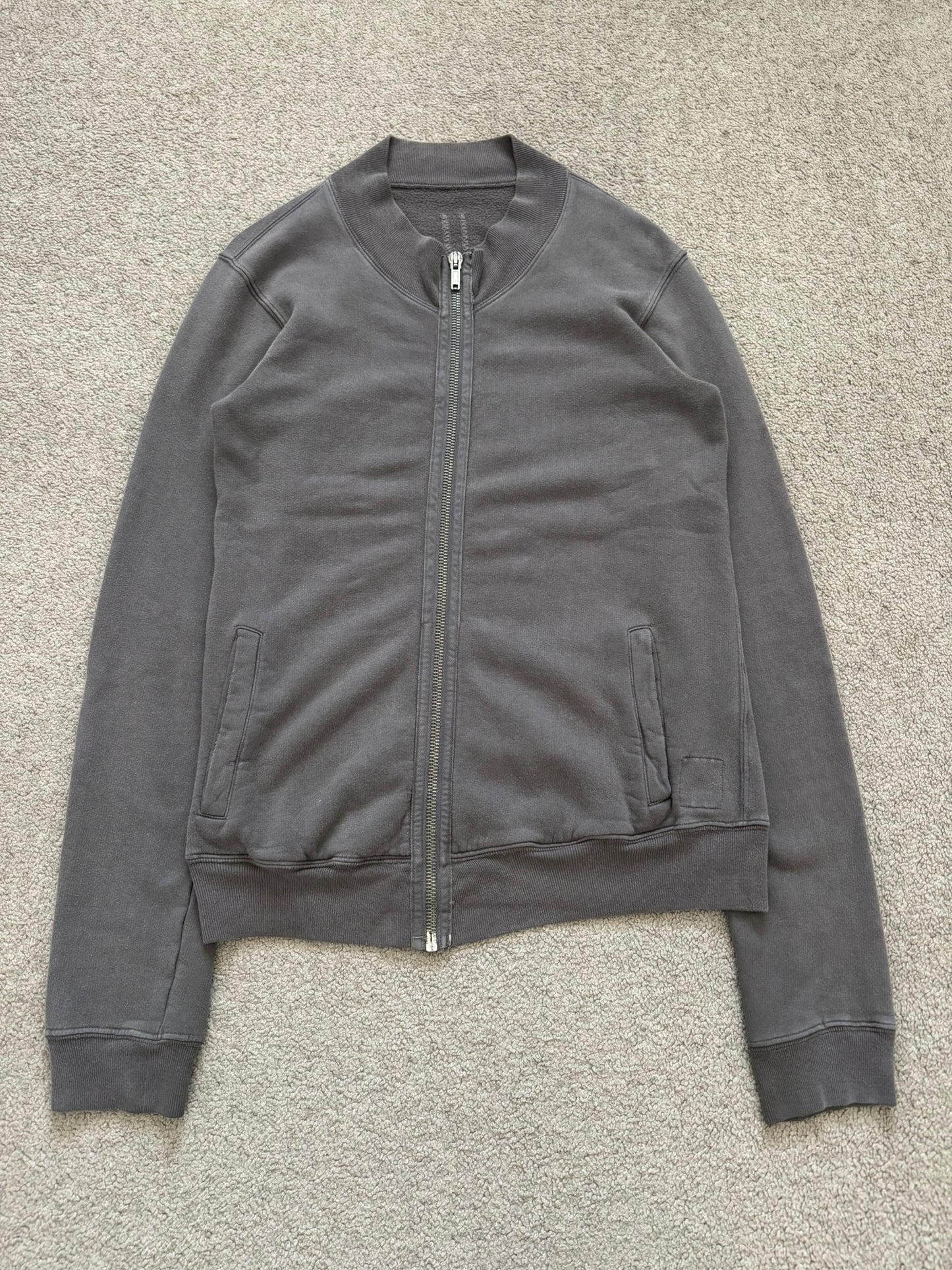 2010s Rick Owens DRKSHDW Dust Cotton Felpa Bomber Jacket