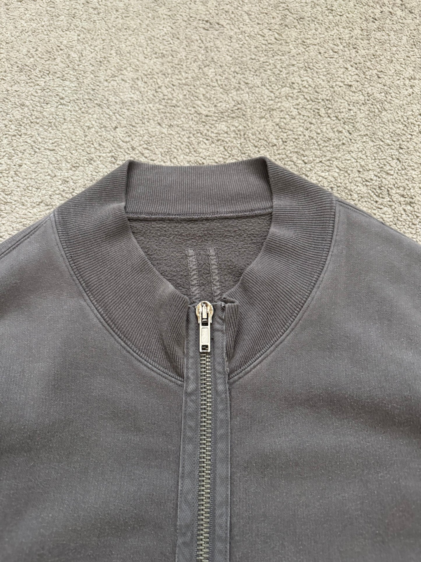 2010s Rick Owens DRKSHDW Dust Cotton Felpa Bomber Jacket