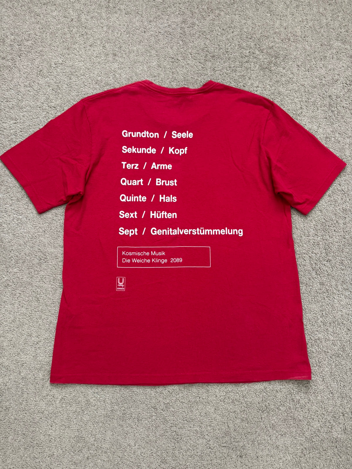 SS18 Undercover "Die Weiche Klinge" Graphic T Shirt