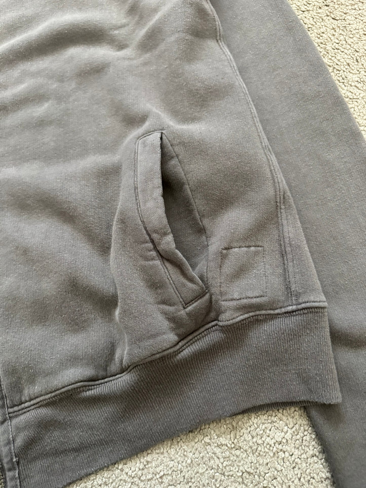 2010s Rick Owens DRKSHDW Dust Cotton Felpa Bomber Jacket