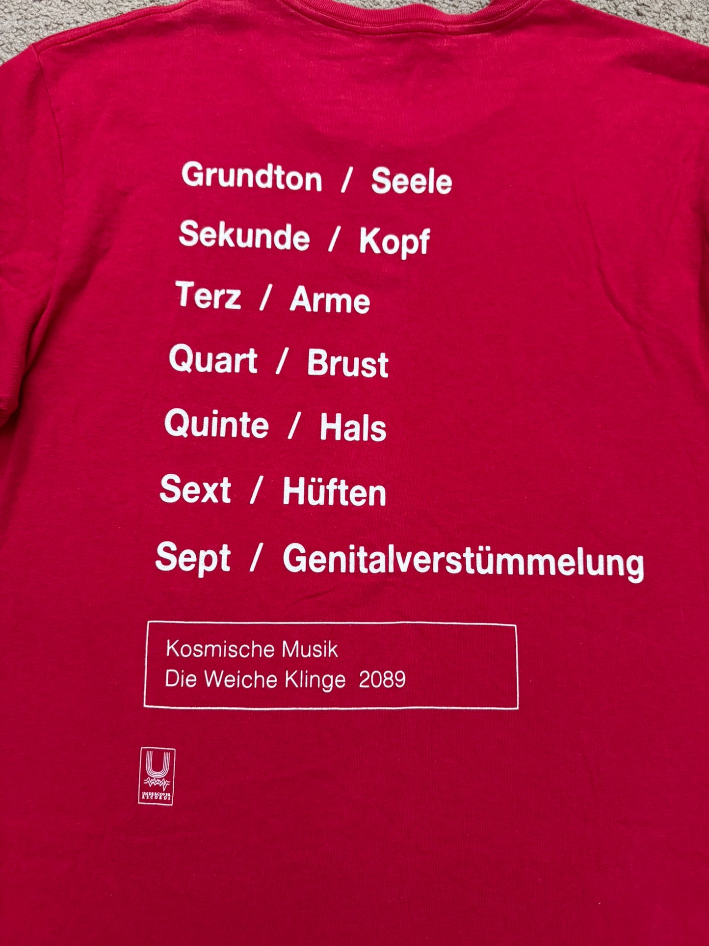 SS18 Undercover "Die Weiche Klinge" Graphic T Shirt