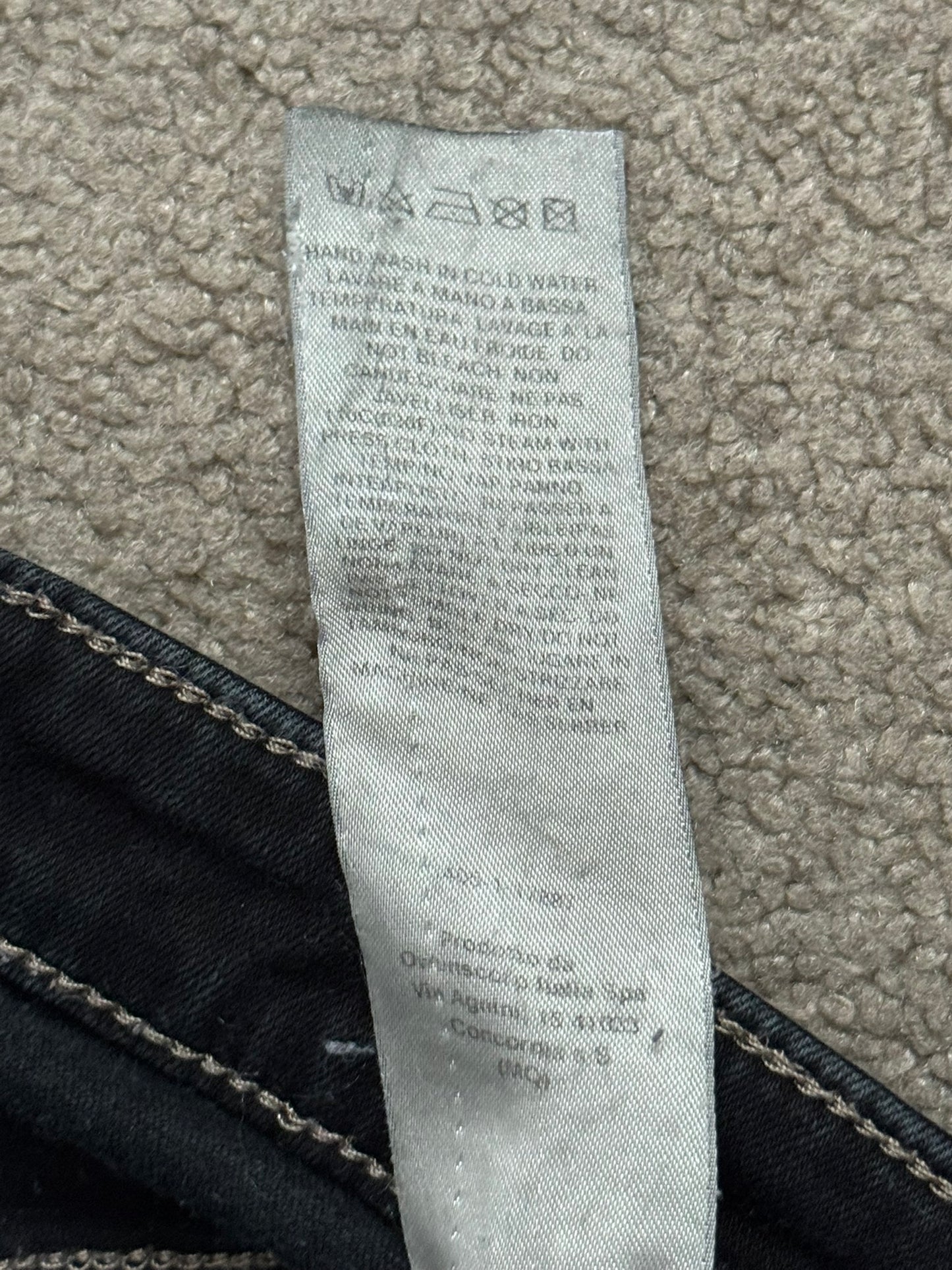 FW21 Rick Owens DRKSHDW Black Waxed Detroit Cut Denim Jeans