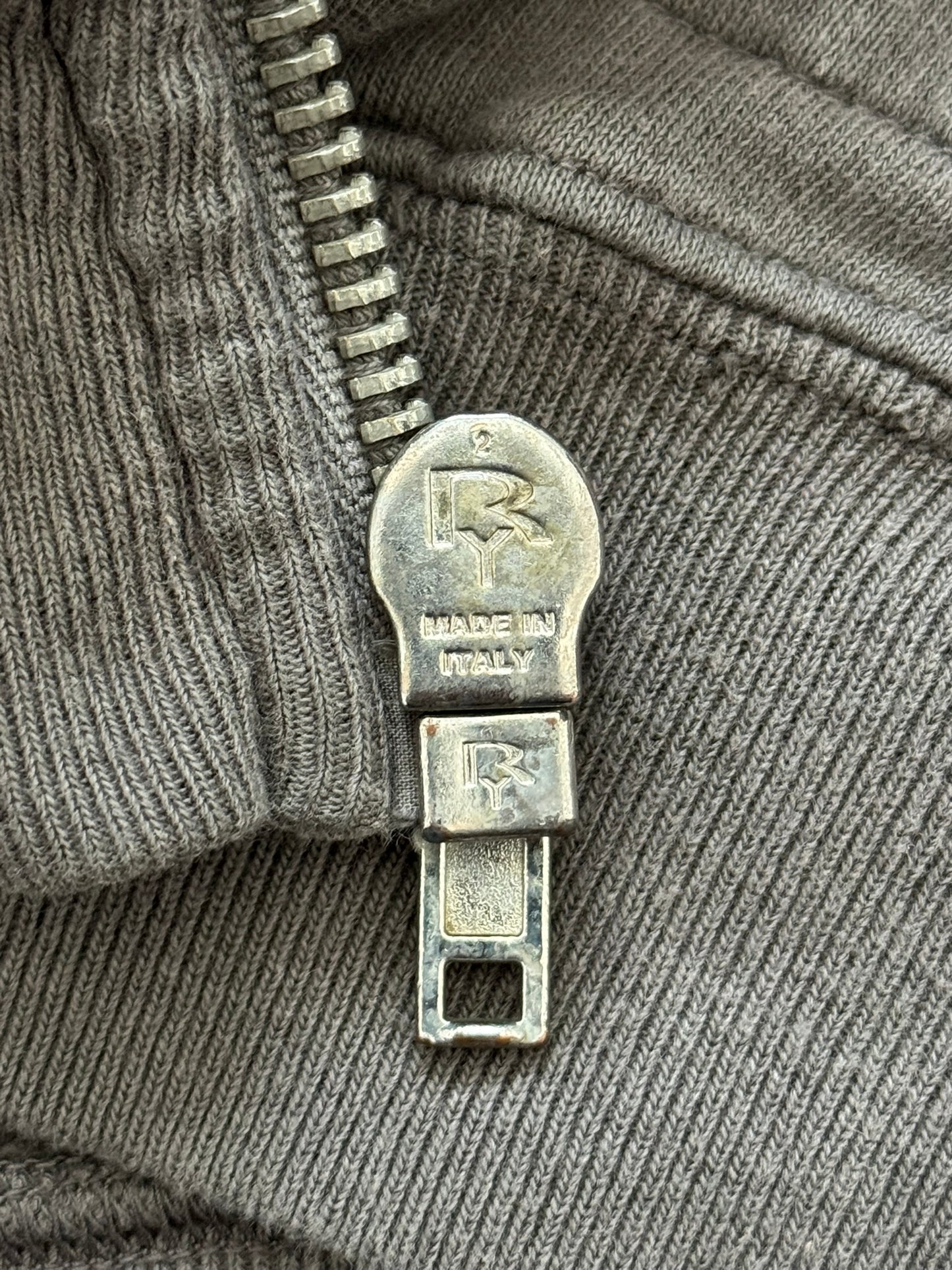 2010s Rick Owens DRKSHDW Dust Cotton Felpa Bomber Jacket