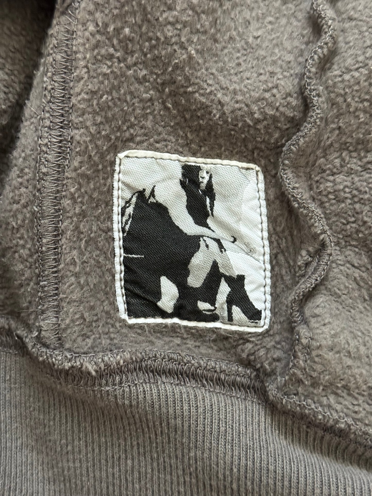 2010s Rick Owens DRKSHDW Dust Cotton Felpa Bomber Jacket