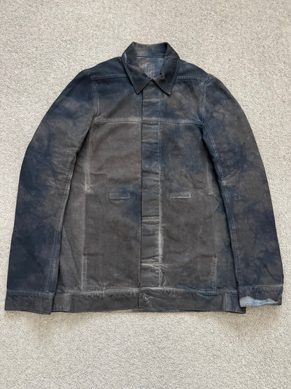 SS15 Rick Owens DRKSHDW Batik Dark Dust Denim Work Jacket