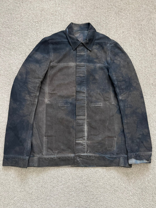 SS15 Rick Owens DRKSHDW Batik Dark Dust Denim Work Jacket