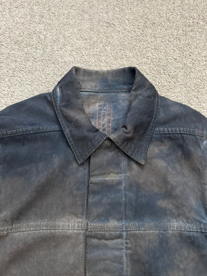 SS15 Rick Owens DRKSHDW Batik Dark Dust Denim Work Jacket