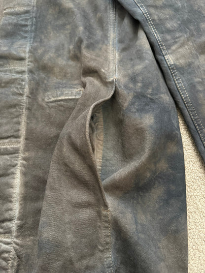 SS15 Rick Owens DRKSHDW Batik Dark Dust Denim Work Jacket