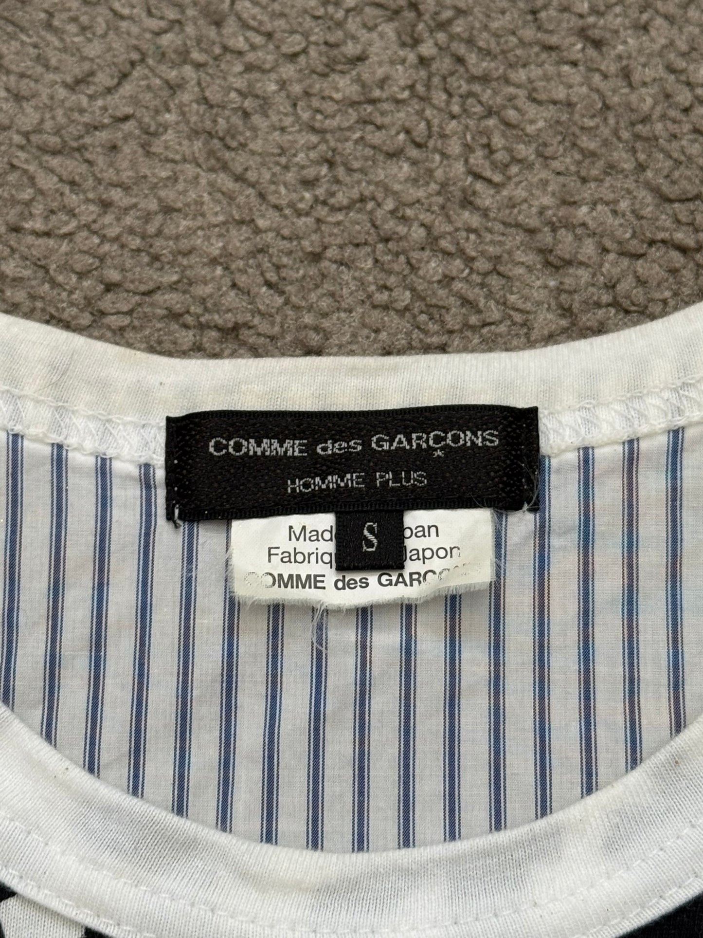 SS15 Comme Des Garcons Homme Plus Graffiti Hybrid T Shirt
