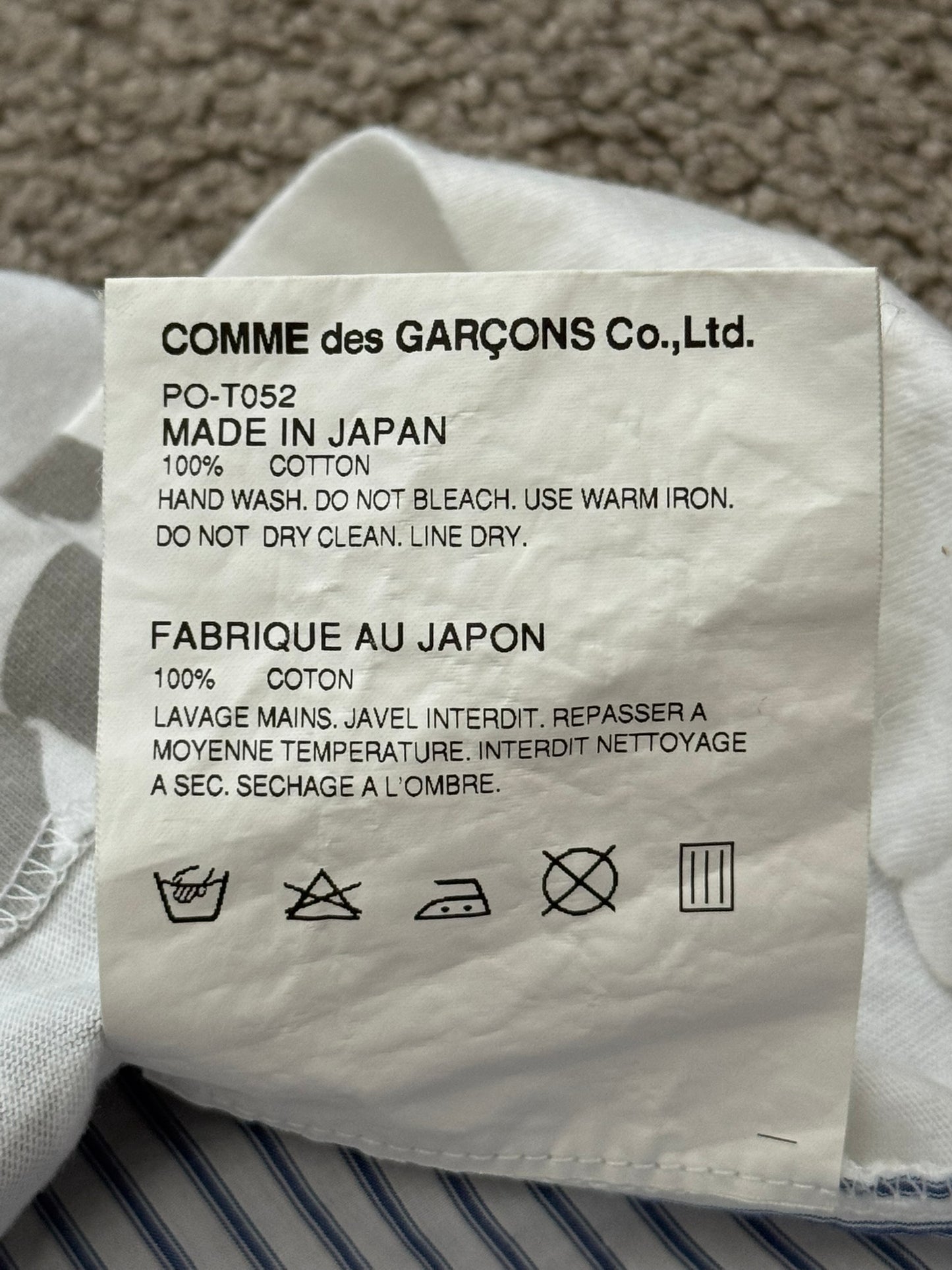 SS15 Comme Des Garcons Homme Plus Graffiti Hybrid T Shirt