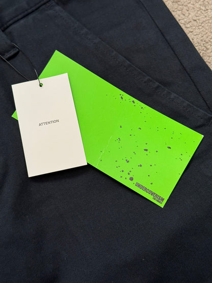 SS11 Undercover "Underman" Navy Lightning Bolt Cargo Jeans