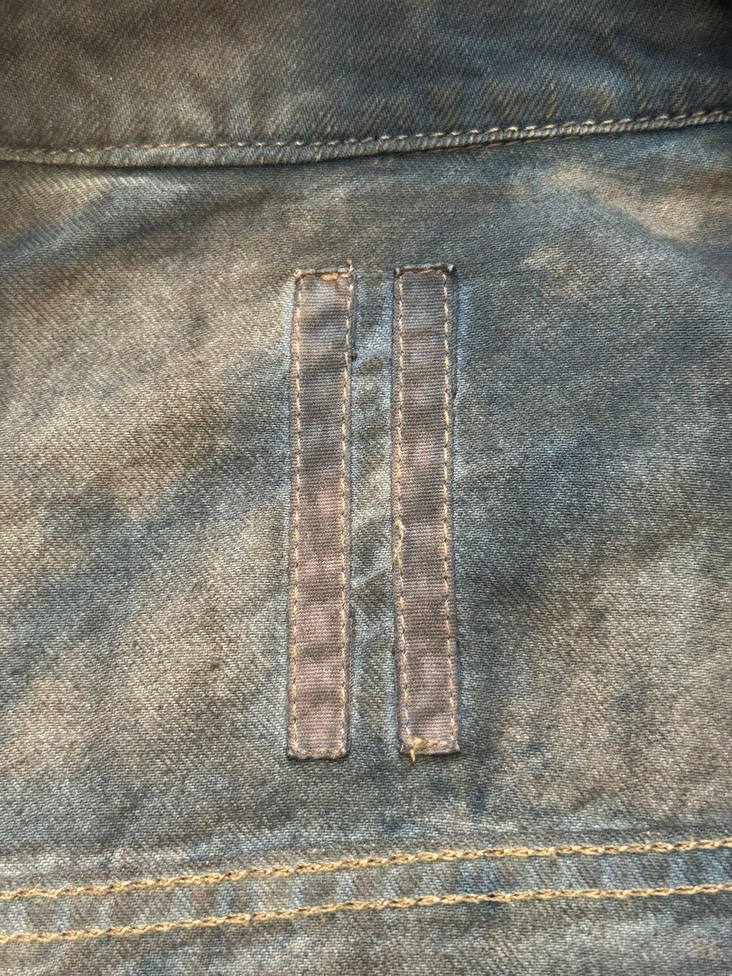 SS15 Rick Owens DRKSHDW Batik Dark Dust Denim Work Jacket