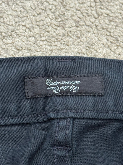 SS11 Undercover "Underman" Navy Lightning Bolt Cargo Jeans