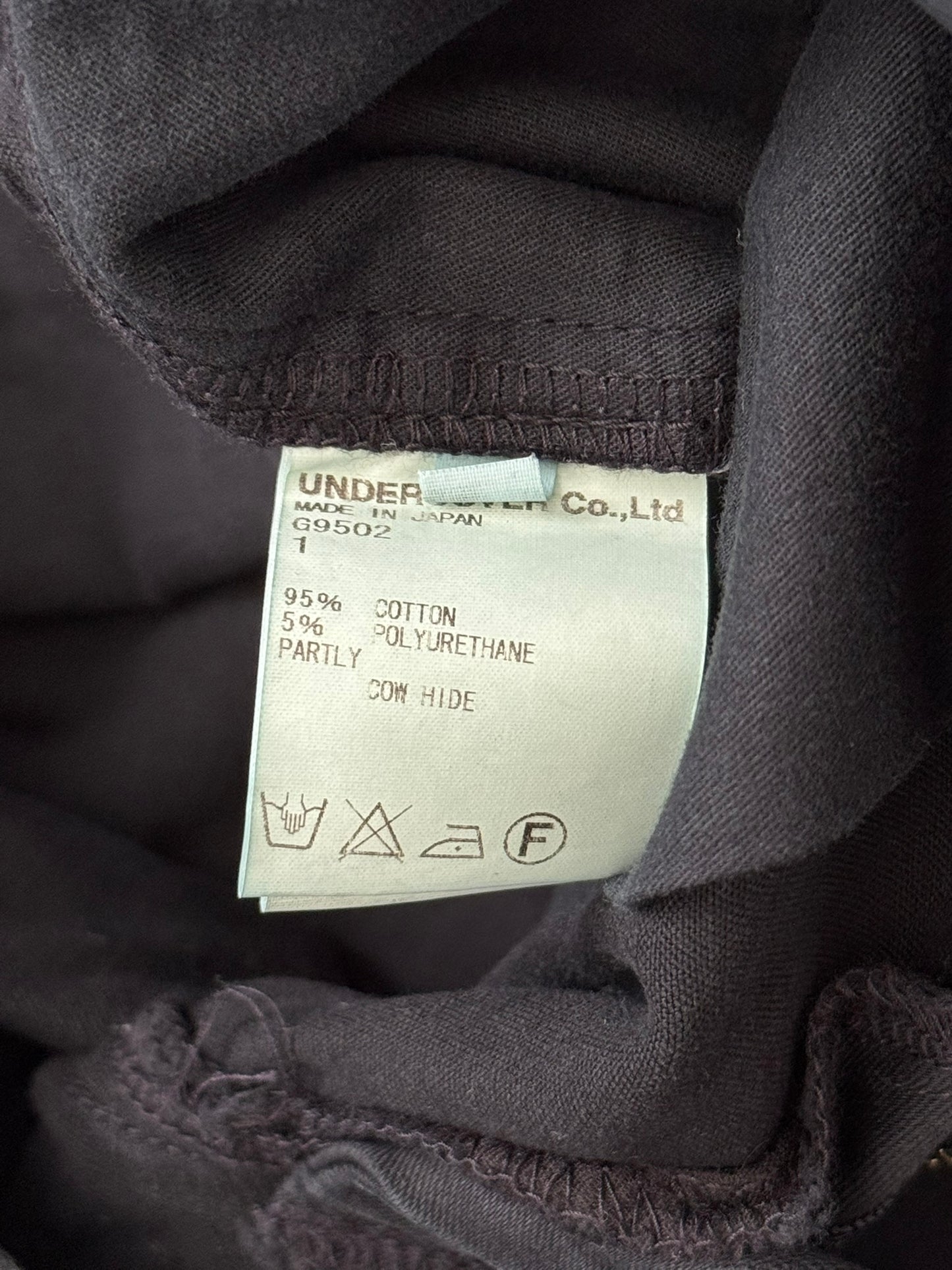 SS11 Undercover "Underman" Navy Lightning Bolt Cargo Jeans