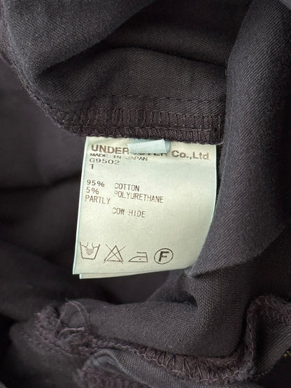 SS11 Undercover "Underman" Navy Lightning Bolt Cargo Jeans