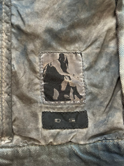SS15 Rick Owens DRKSHDW Batik Dark Dust Denim Work Jacket
