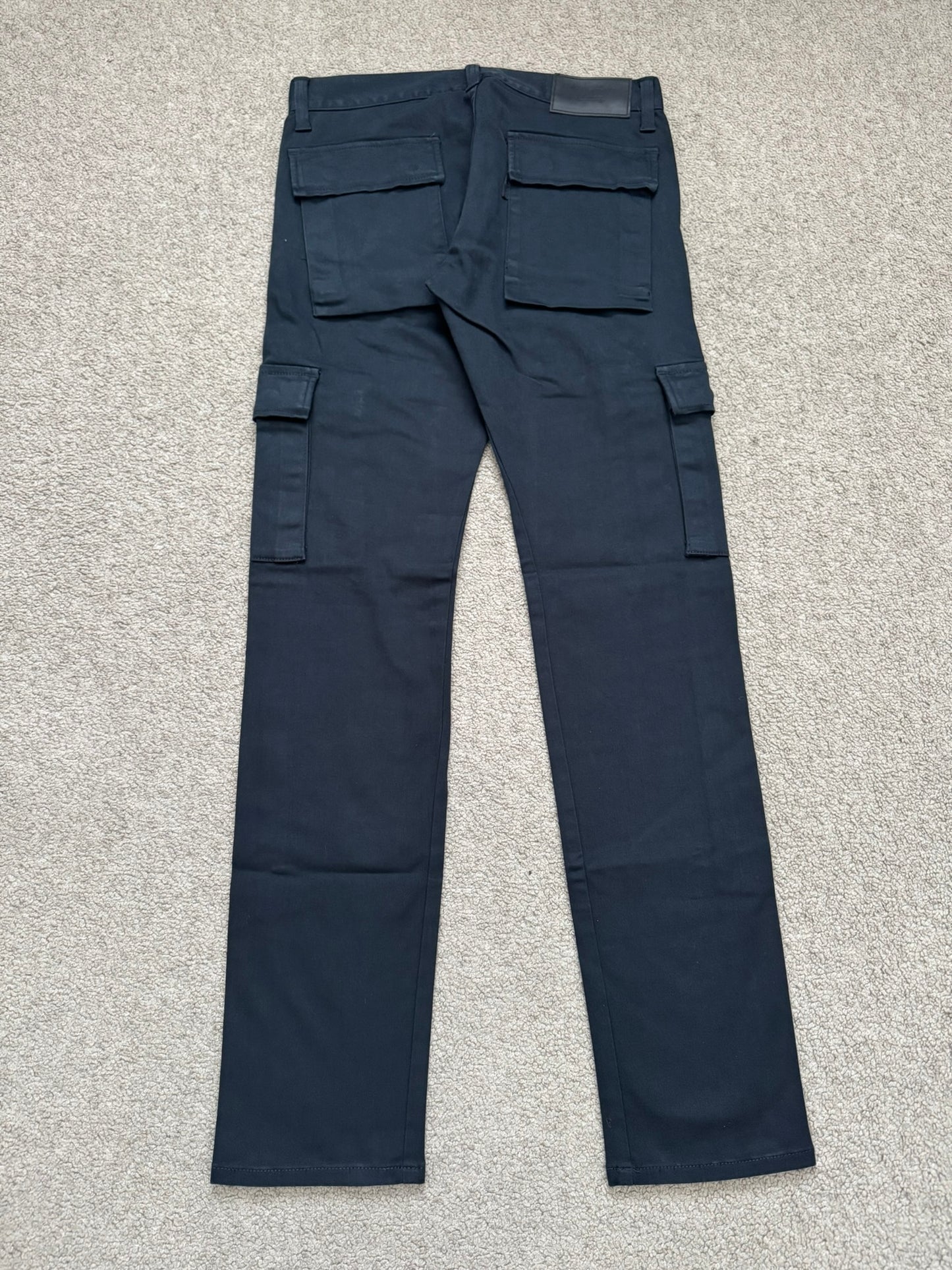 SS11 Undercover "Underman" Navy Lightning Bolt Cargo Jeans