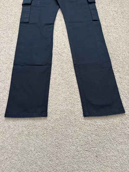 SS11 Undercover "Underman" Navy Lightning Bolt Cargo Jeans