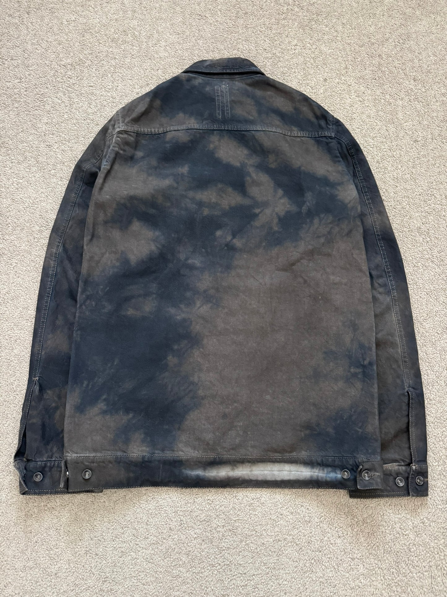 SS15 Rick Owens DRKSHDW Batik Dark Dust Denim Work Jacket