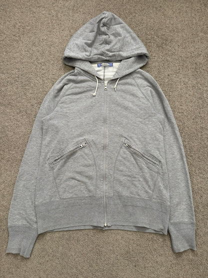 SS09 Junya Watanabe MAN Gray Cargo Zip Up Hoodie