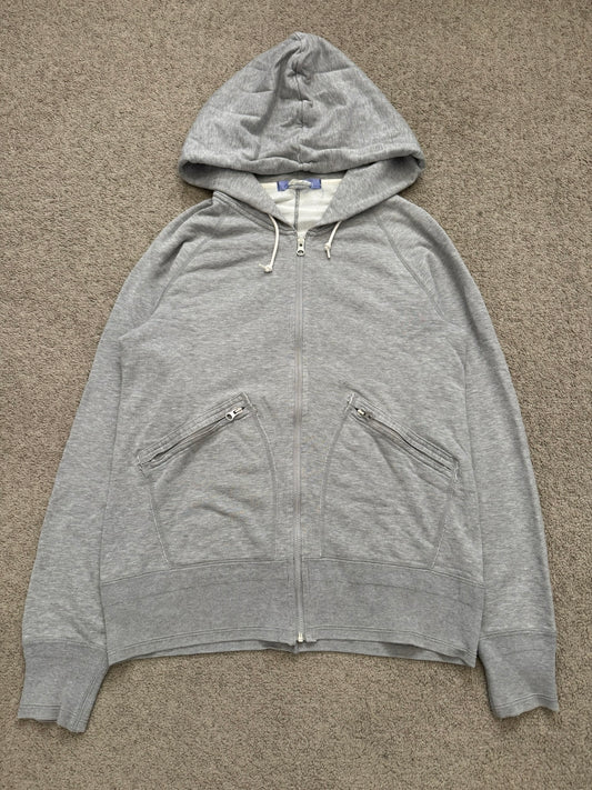 SS09 Junya Watanabe MAN Gray Cargo Zip Up Hoodie