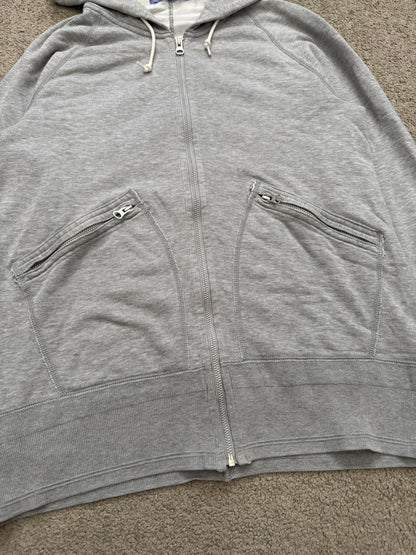SS09 Junya Watanabe MAN Gray Cargo Zip Up Hoodie