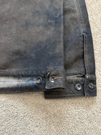 SS15 Rick Owens DRKSHDW Batik Dark Dust Denim Work Jacket