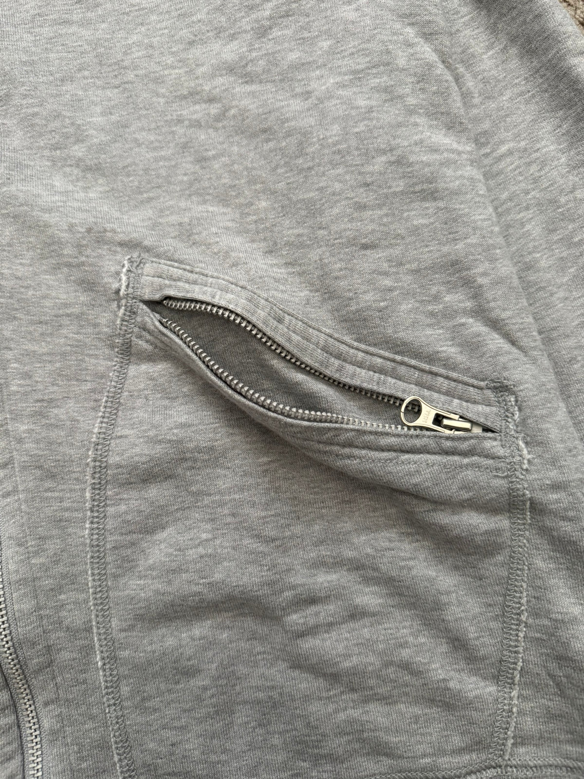 SS09 Junya Watanabe MAN Gray Cargo Zip Up Hoodie