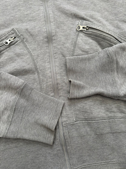 SS09 Junya Watanabe MAN Gray Cargo Zip Up Hoodie