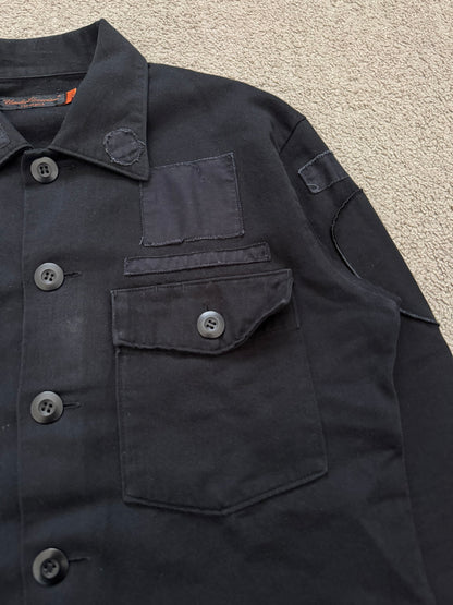 SS06 Undercover "Chuut/T" Music Wave Klaus Military Patch Shirt